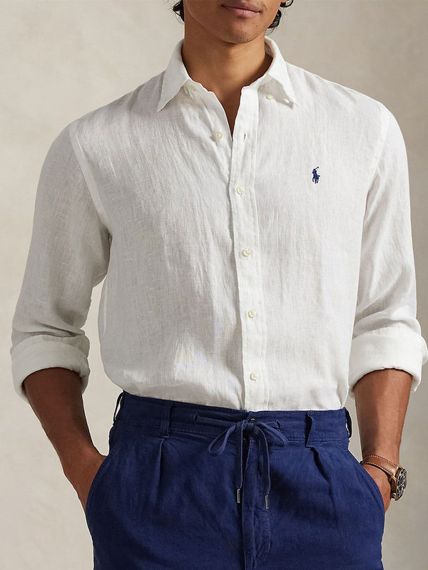 Polo Ralph Lauren Linen Spread Collar Shirt