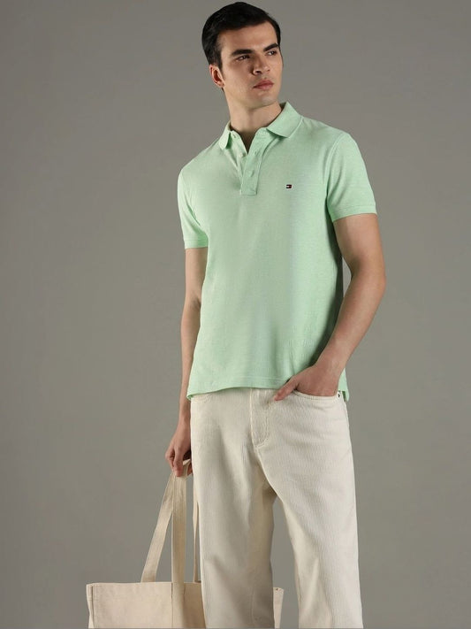 Tommy Hilfiger Men Polo Collar Slim Fit T-shirt