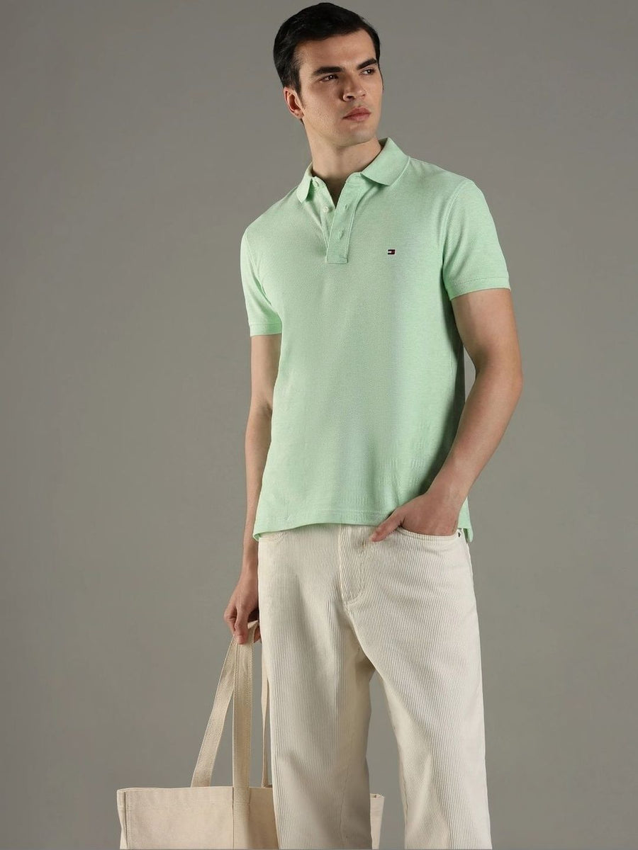Tommy Hilfiger Men Polo Collar Slim Fit T-shirt