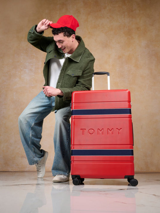 Tommy Hilfiger Las Vegas Textured Medium Trolley Suitcase