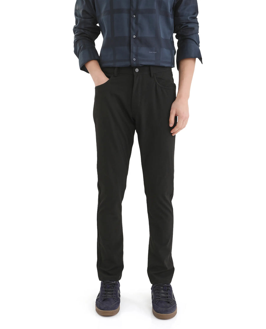 Rare Rabbit Men's Cotton Plain Regular Fit Trouser