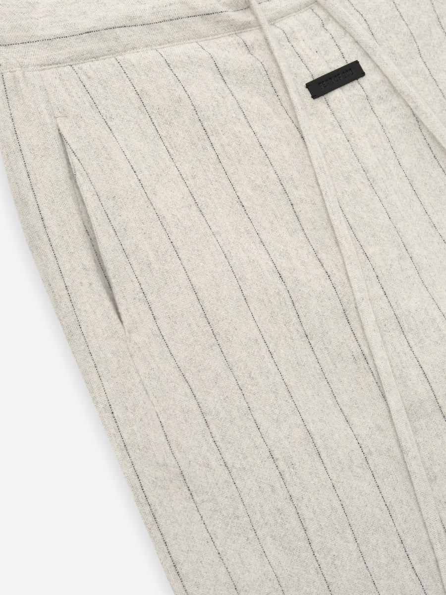 Double Face Wool Baseball Flared Pants