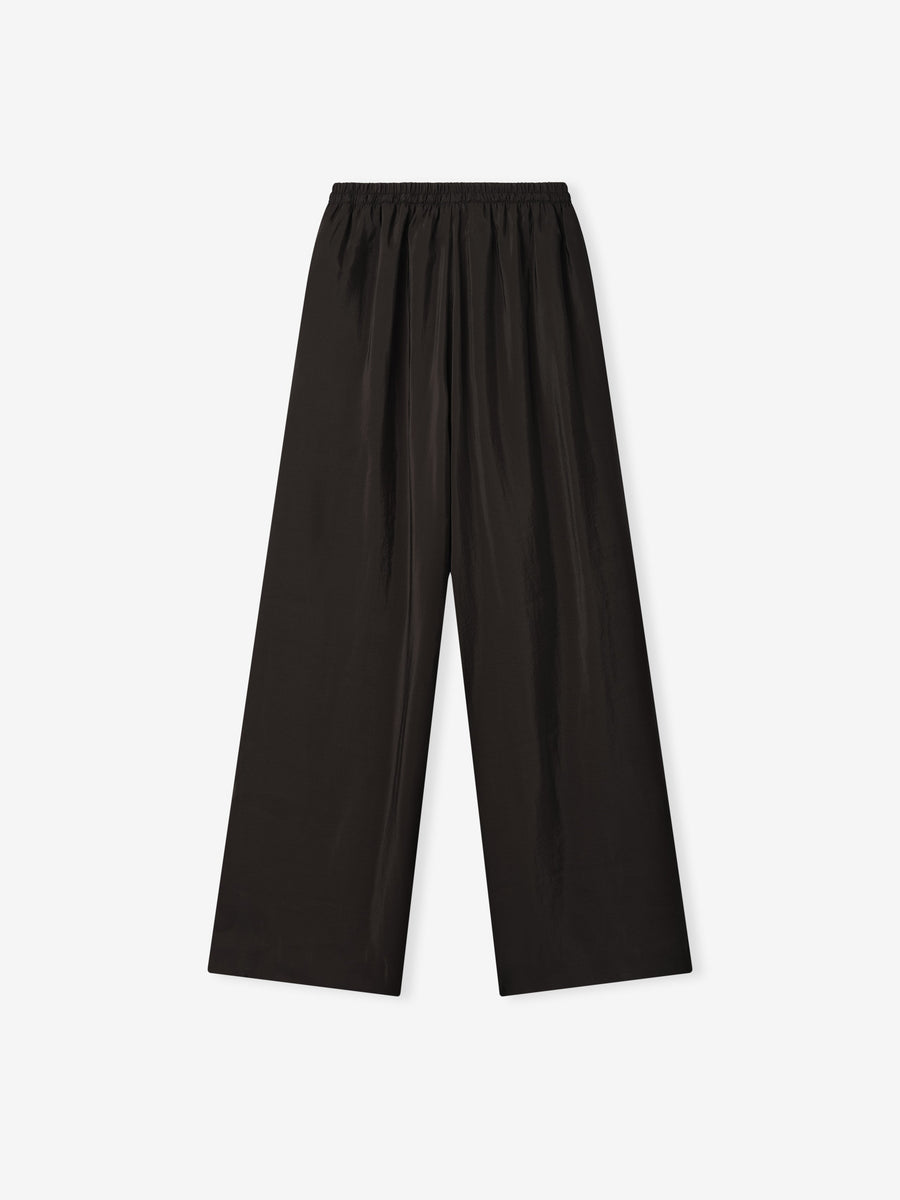 Womens Crinkle Viscose Drawstring Pants