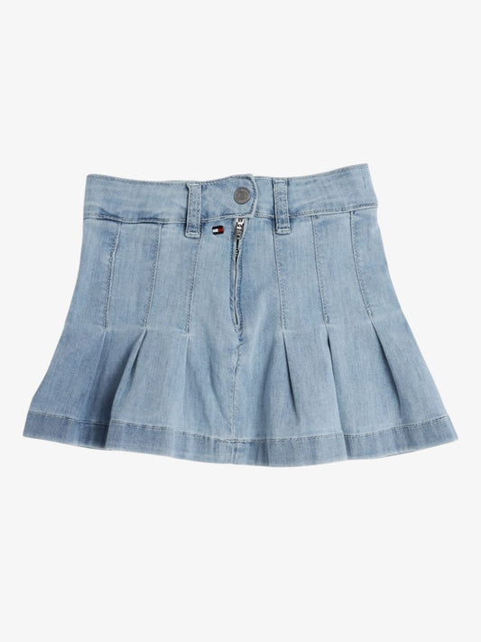 Tommy Hilfiger Girls Mid Rise A-Line Knee Length Skirt