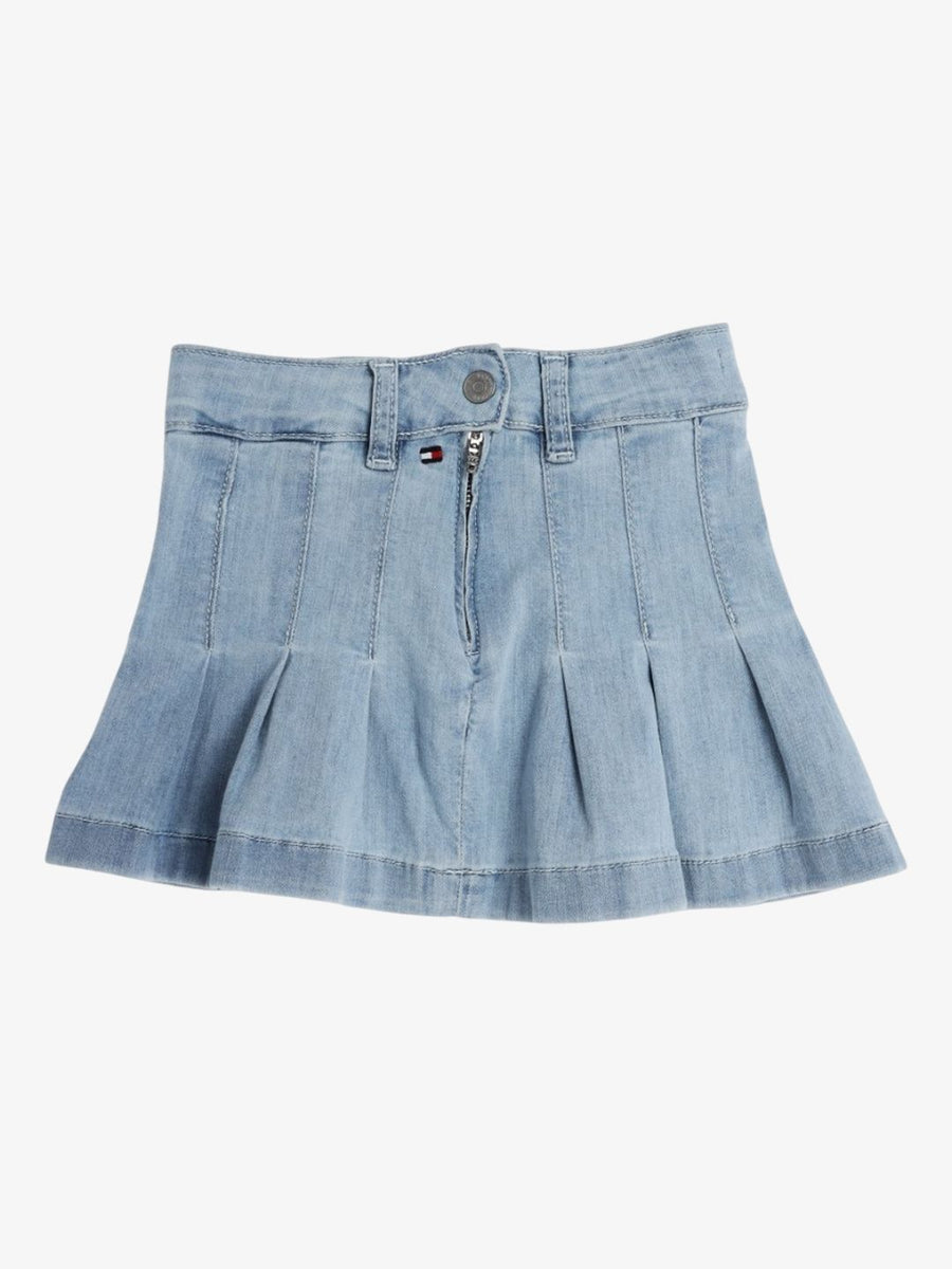 Tommy Hilfiger Girls Mid Rise A-Line Knee Length Skirt