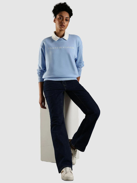 Tommy Hilfiger Women Typography Printed Sweatshirt