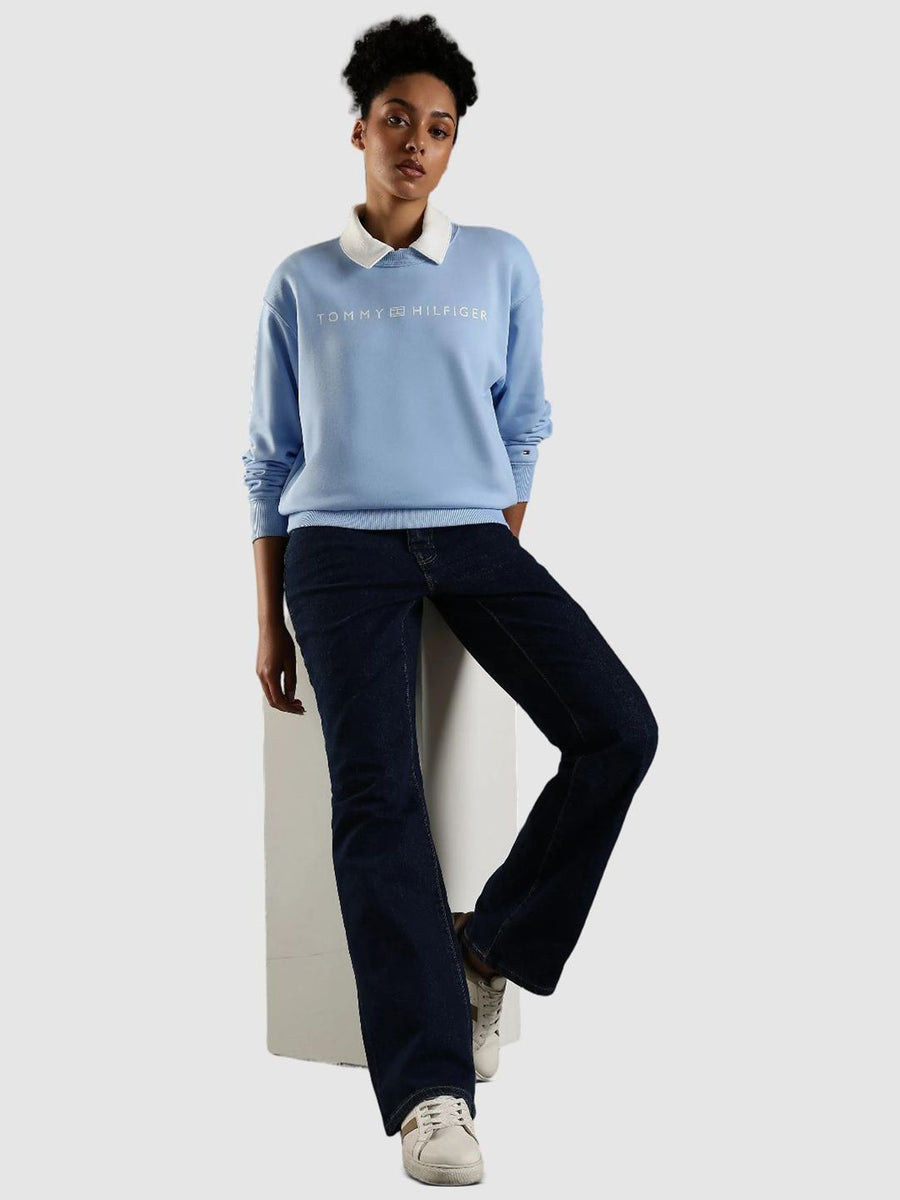 Tommy Hilfiger Women Typography Printed Sweatshirt