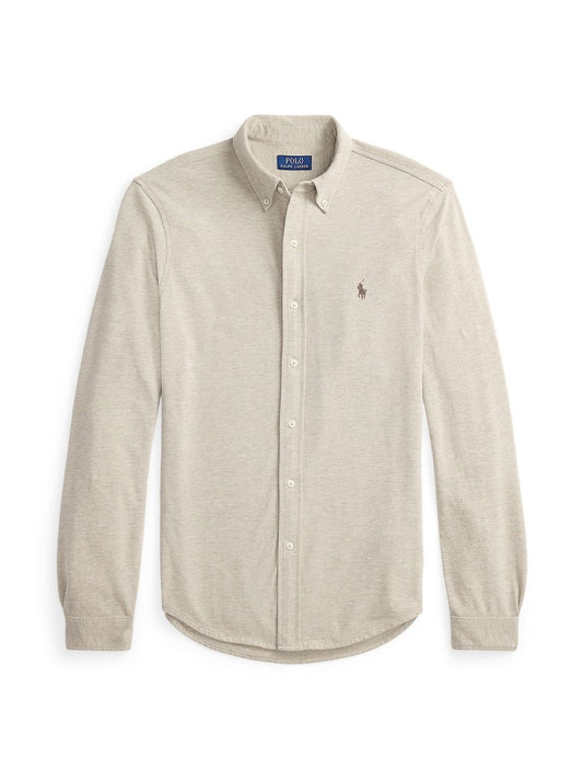 Polo Ralph Lauren Men Beige Featherweight Mesh Shirts