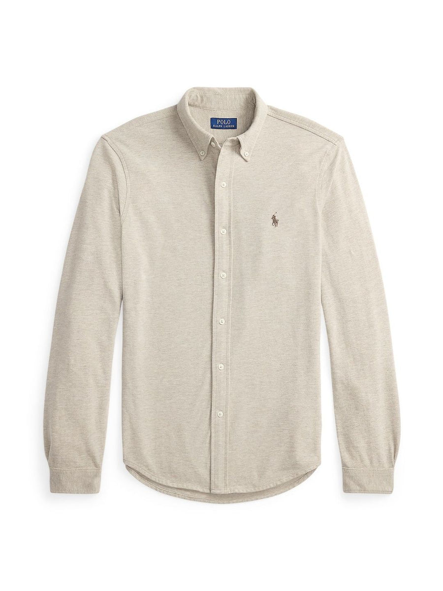 Polo Ralph Lauren Men Beige Featherweight Mesh Shirts