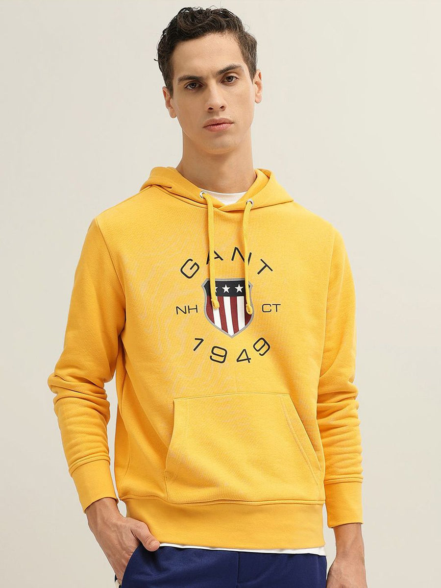 GANT Men Printed Hooded Sweatshirt