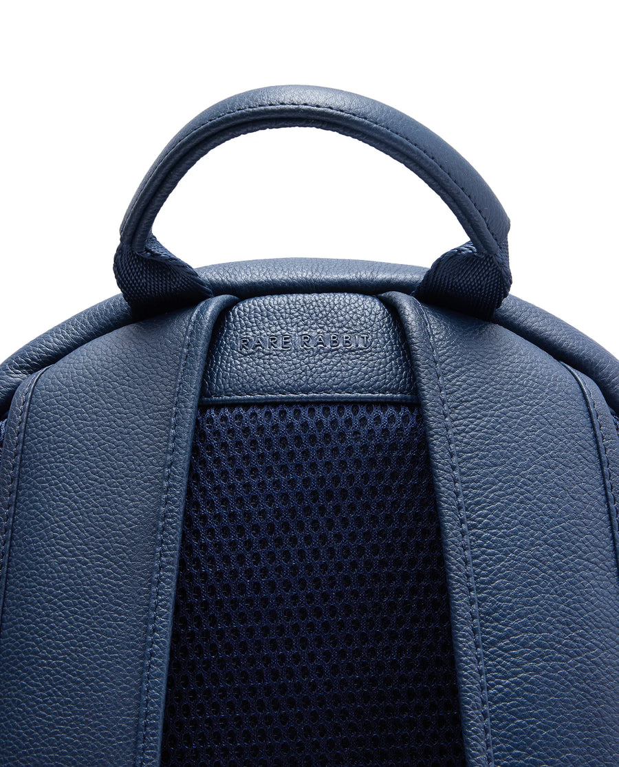 Rare Rabbit Men's Genther Blue Monogram Print Bag