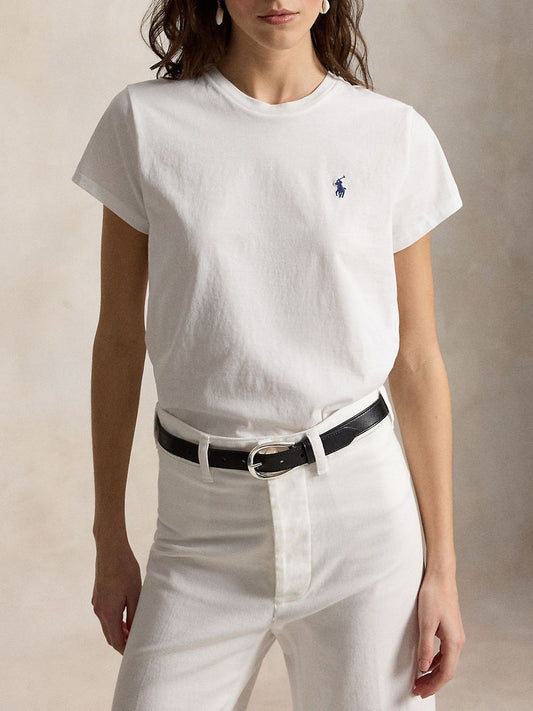 Polo Ralph Lauren Women Brand Logo Slim Fit T-shirt