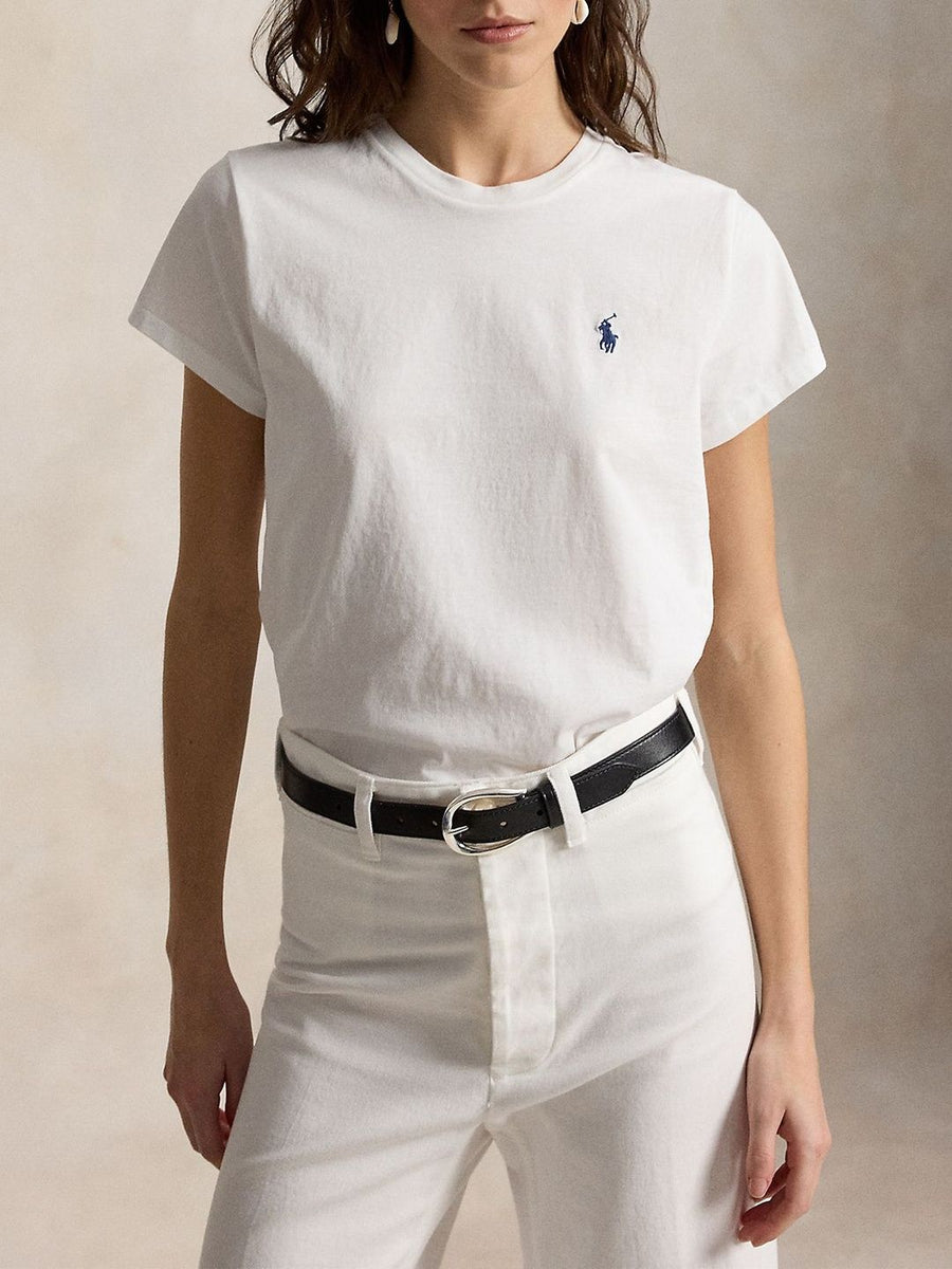 Polo Ralph Lauren Women Brand Logo Slim Fit T-shirt