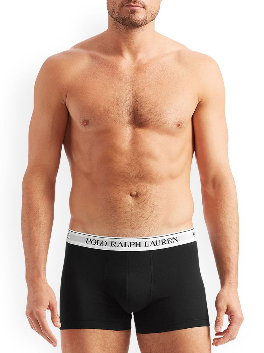 Polo Ralph Lauren Pack Of 3 Mid Rise Pure Cotton Stretchable Trunks-0102021100A25001-Multi