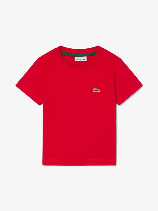 Lacoste Kids Embroidered Cotton Tshirt