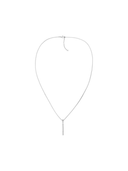 Tommy Hilfiger Silver-Plated Contemporary Pendants with Chains