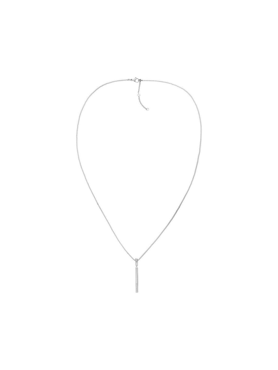 Tommy Hilfiger Silver-Plated Contemporary Pendants with Chains