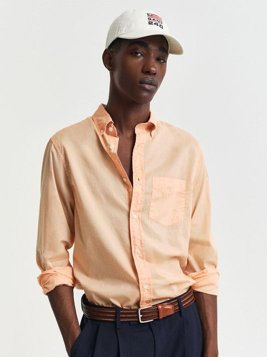 GANT Men Button-Down Regular Sunfaded Voile Casual Shirt