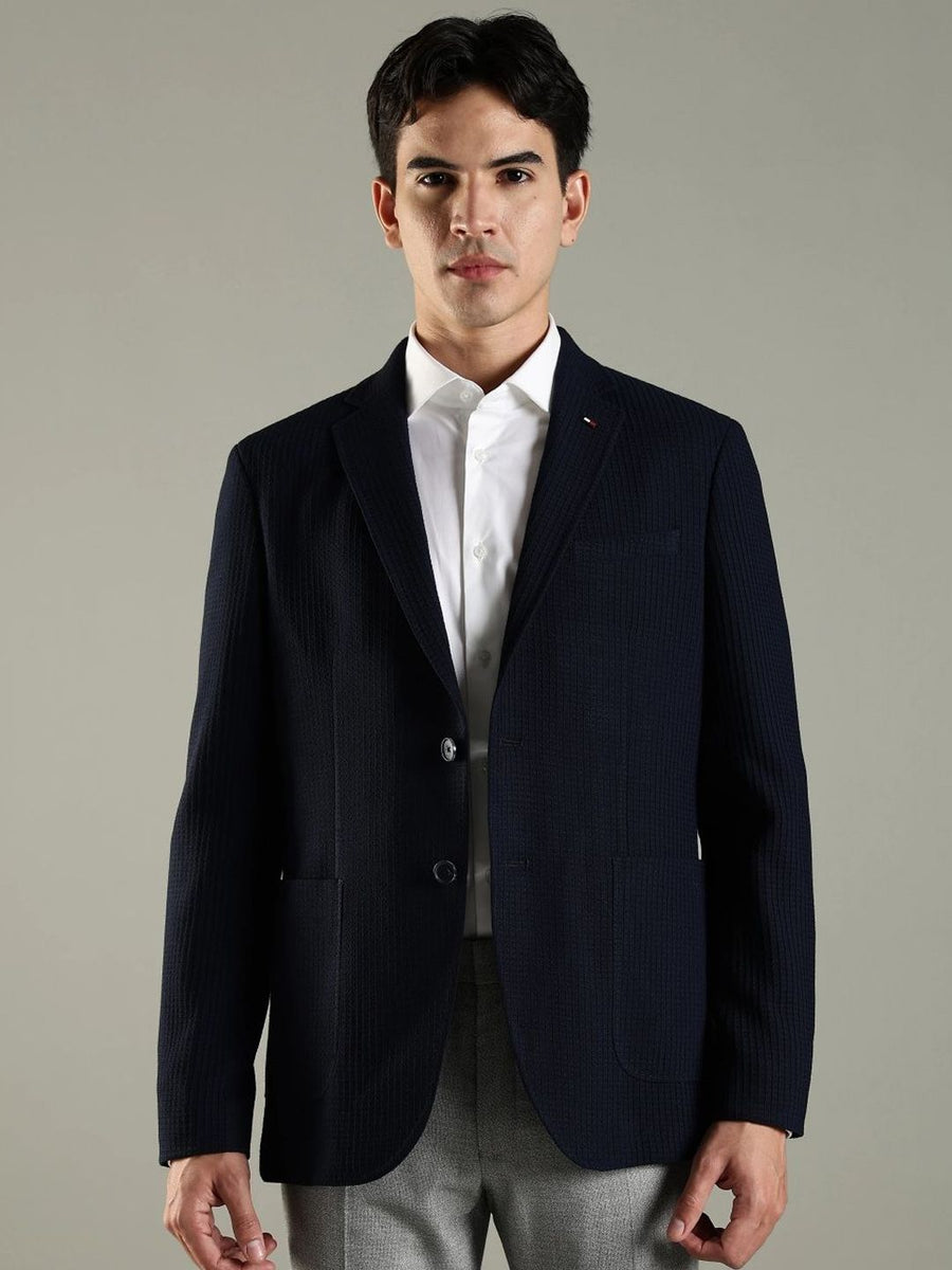 Tommy Hilfiger Texture Single Breasted Blazer