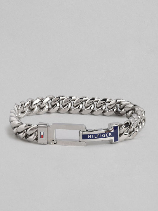 Tommy Hilfiger Men Brass-Plated Bangle-Style Bracelet