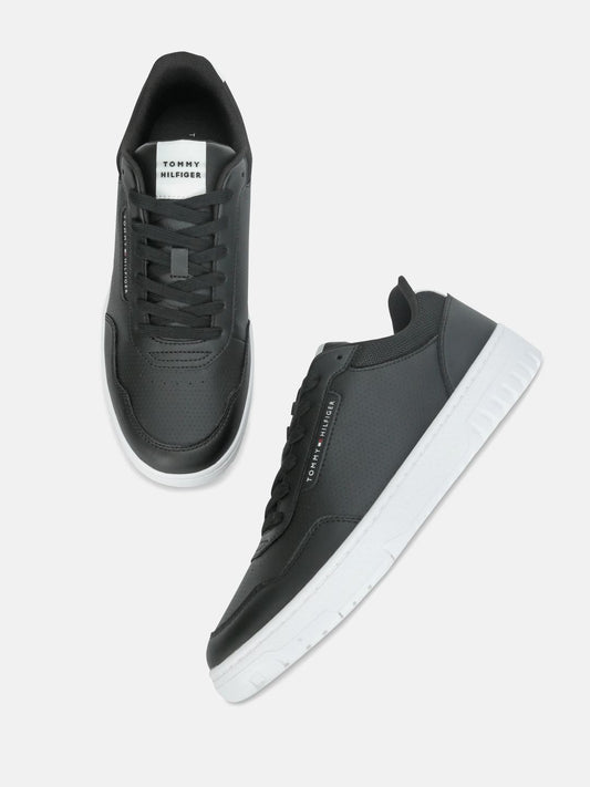 Tommy Hilfiger Men Perforations Leather Sneakers