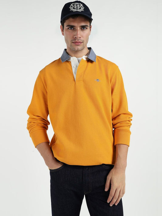 GANT Polo Collar Long Sleeves Pure Cotton T-shirt