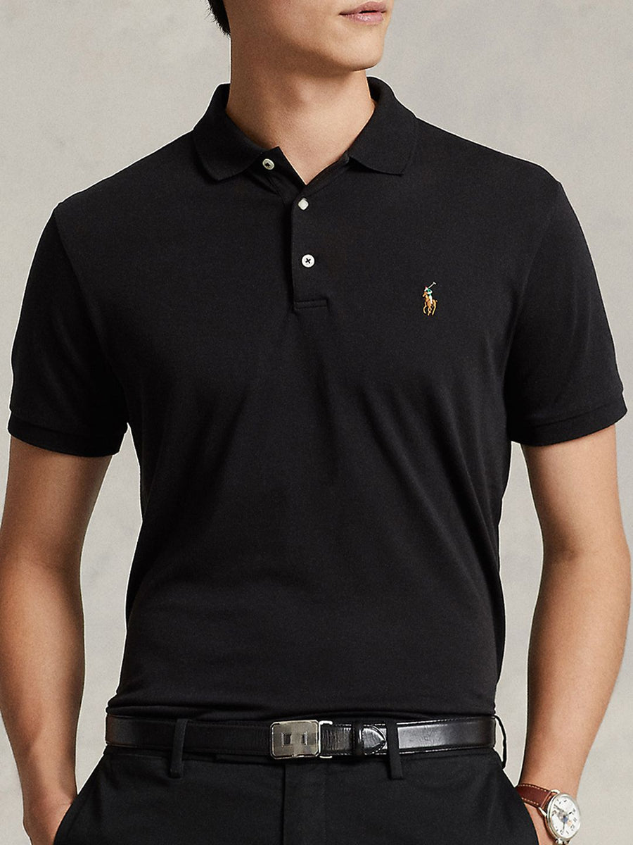Polo Ralph Lauren Embroidered Logo Pure Cotton Custom Slim Fit Polo T-shirt