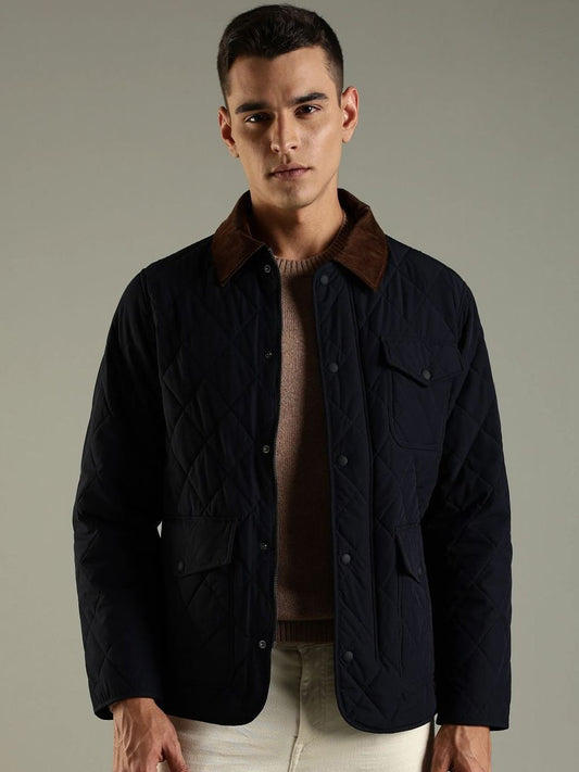 Tommy Hilfiger Men Solid Open Front Jacket