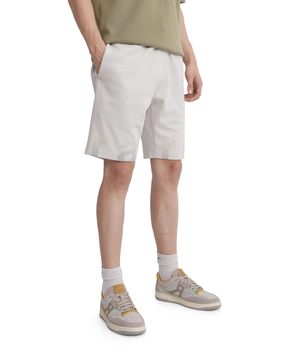 Rare Rabbit Men's Lets Dark Grey Cotton Graphic Print Regular Fit Shorts