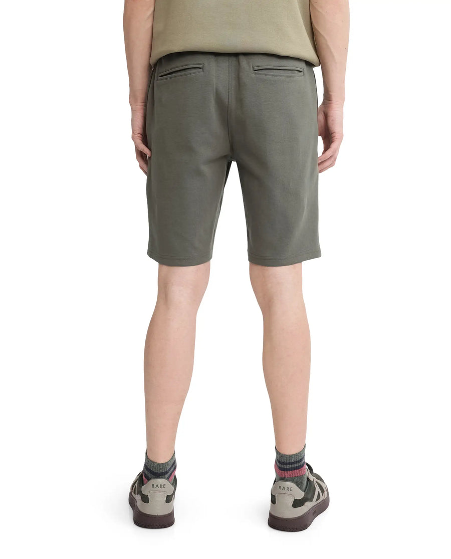 Rare Rabbit Men's Lets Dusky Green Cotton Graphic Print Regular Fit Shorts