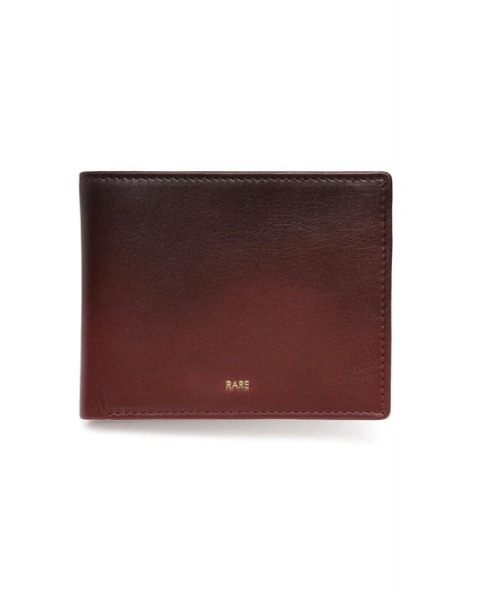 Rare Rabbit Men Lume Burgandy Leather Wallet