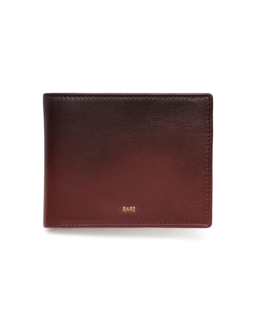 Rare Rabbit Men Lume Burgandy Leather Wallet