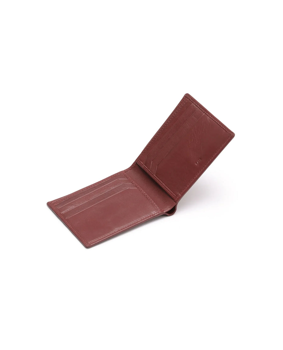 Rare Rabbit Men Lume Burgandy Leather Wallet