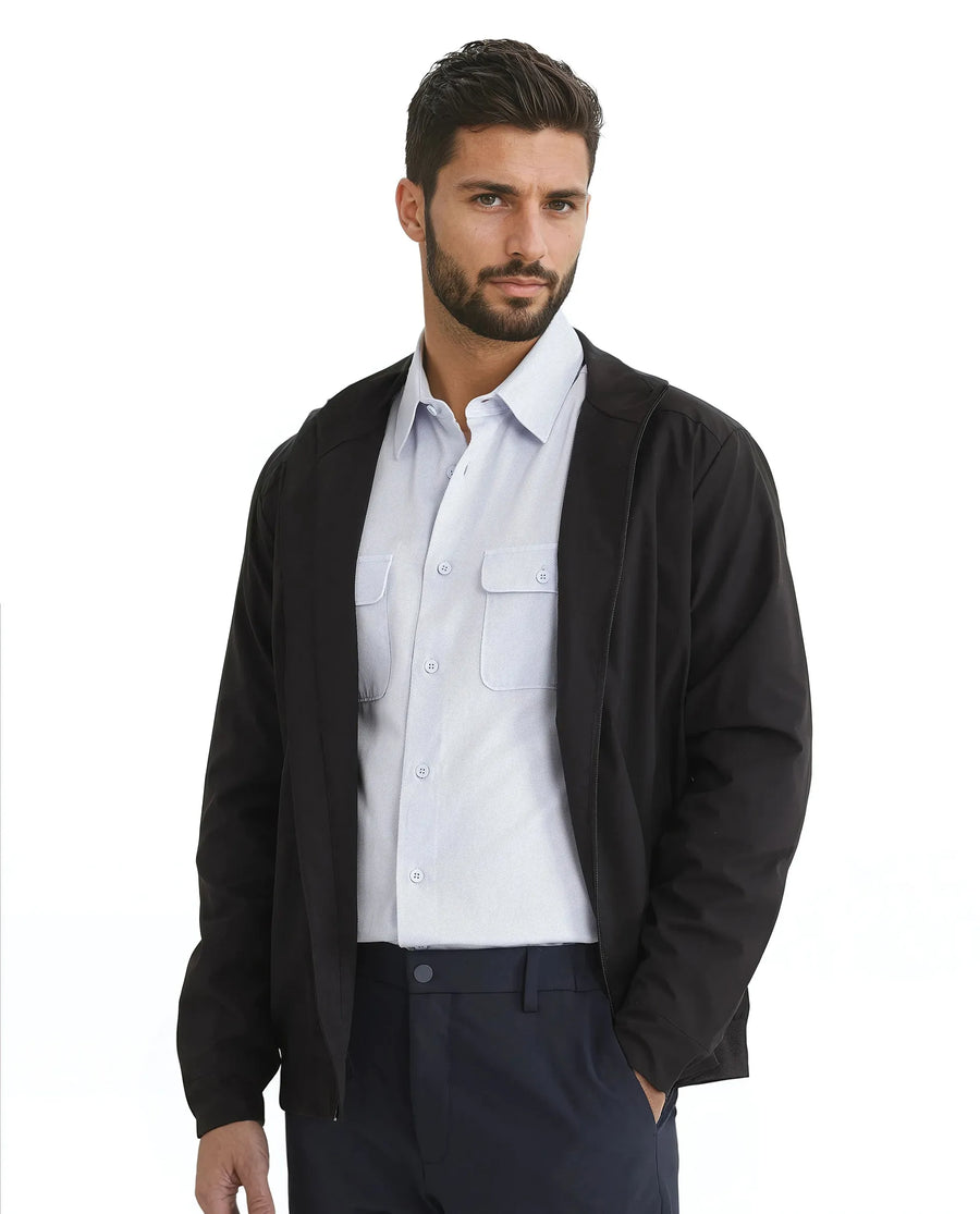 Rare Rabbit Men's Lyton 25 - Pastel Blue Cotton Blend Plain Regular Fit Full Sleeve Collared Shirt