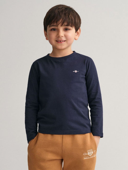 GANT Boys Regular Fit Casual Pure Cotton T-shirt