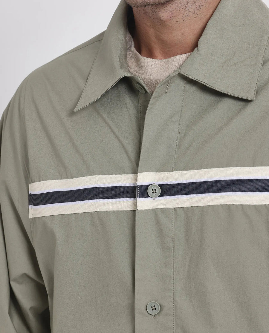 Rare Rabbit Men's Macon-S Green Cotton Plain Regular Fit Full Sleeve Collared Shirt