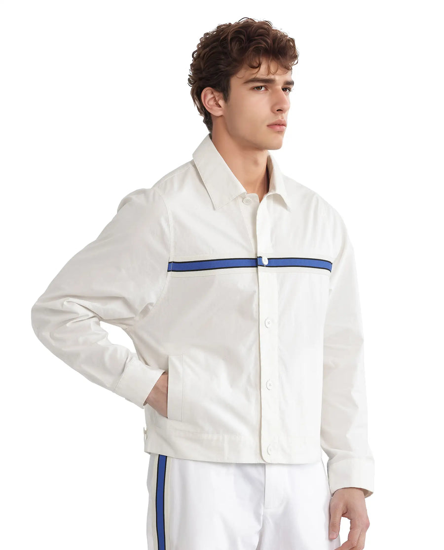 Rare Rabbit Men's Macon-S White Cotton Plain Regular Fit Full Sleeve Collared Shirt
