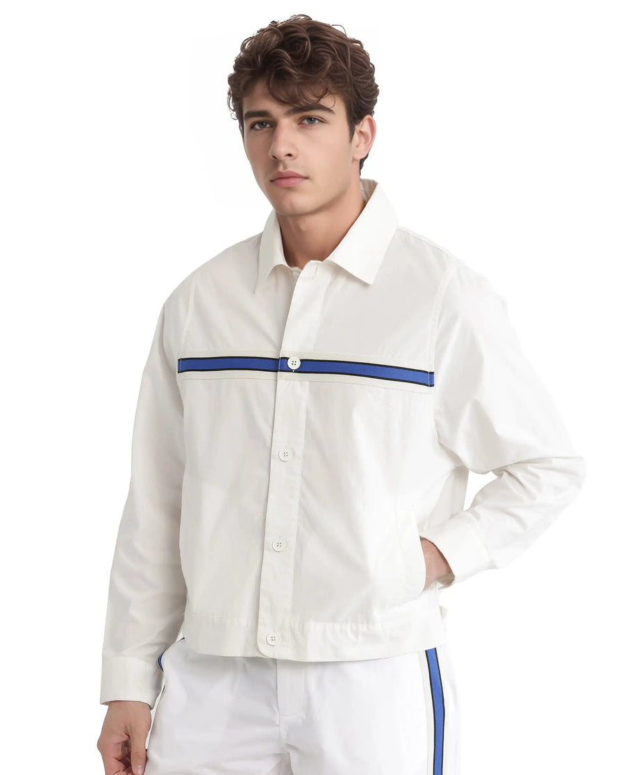 Rare Rabbit Men's Macon-S White Cotton Plain Regular Fit Full Sleeve Collared Shirt