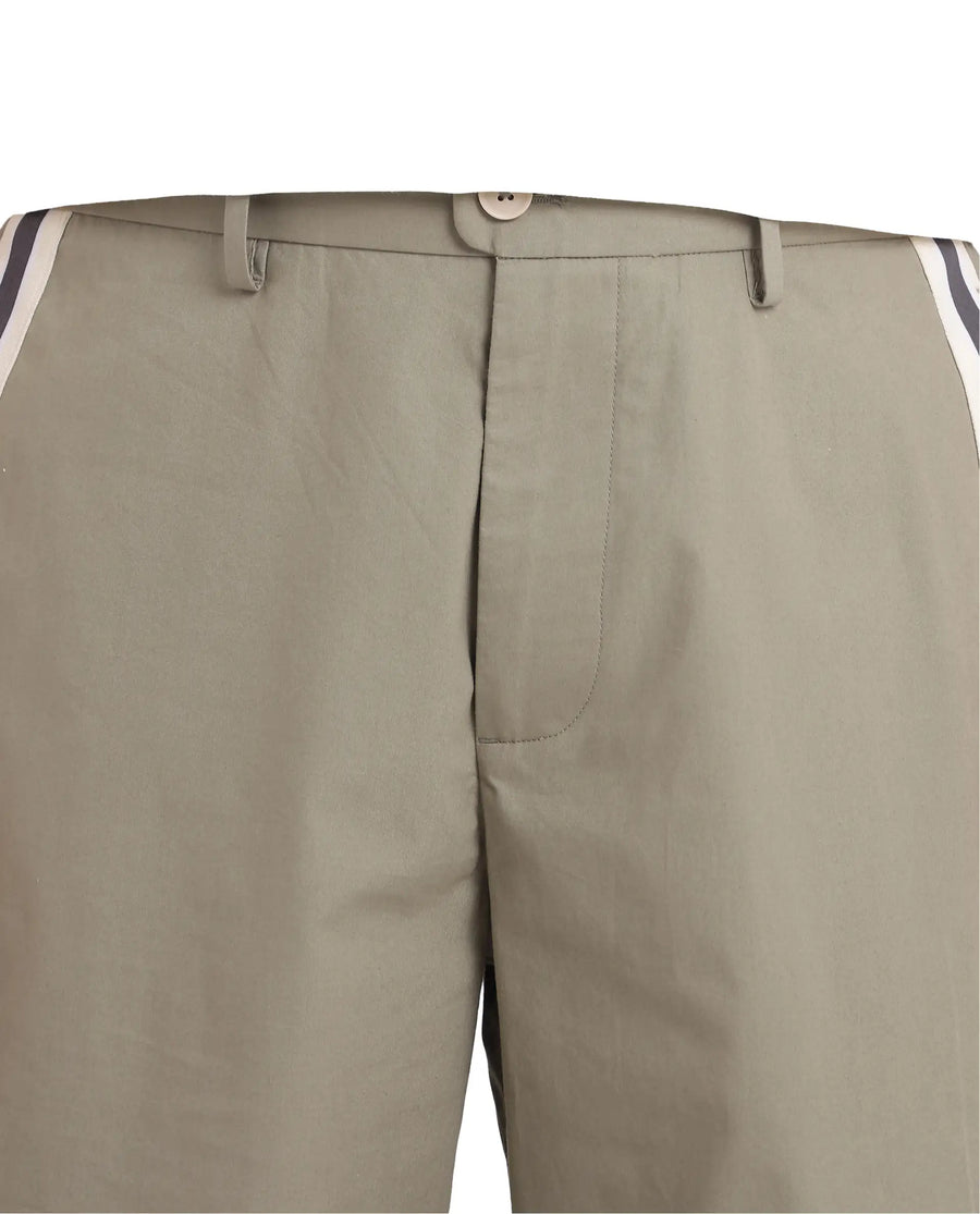 Rare Rabbit Men's Macon Green Cotton Plain Baggy Fit Track Pant