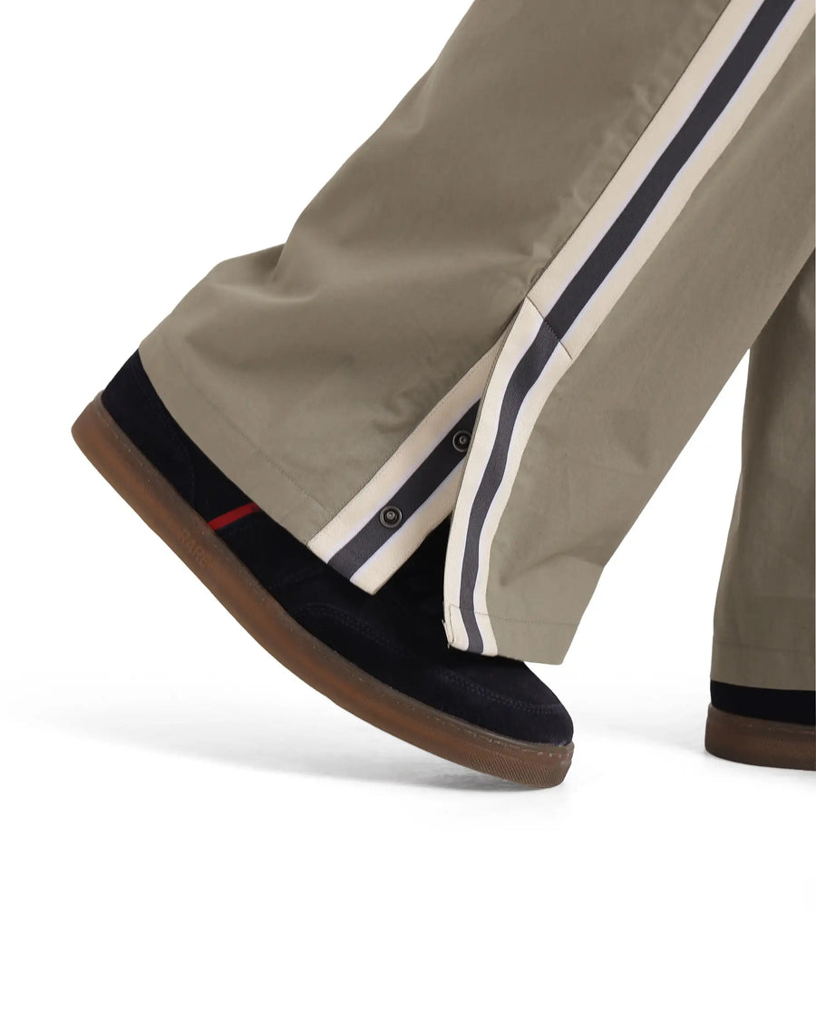 Rare Rabbit Men's Macon Green Cotton Plain Baggy Fit Track Pant