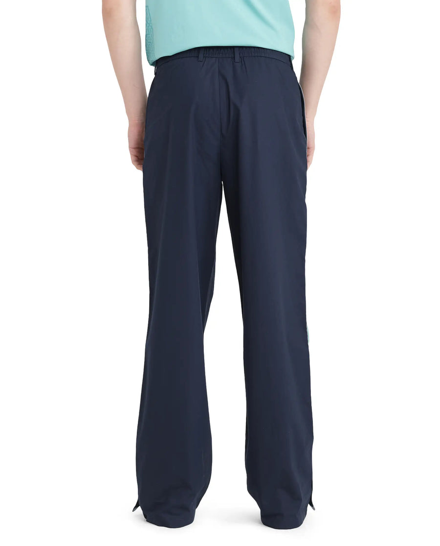 Rare Rabbit Men's Newnon Navy Cotton Plain Baggy Fit Track Pant