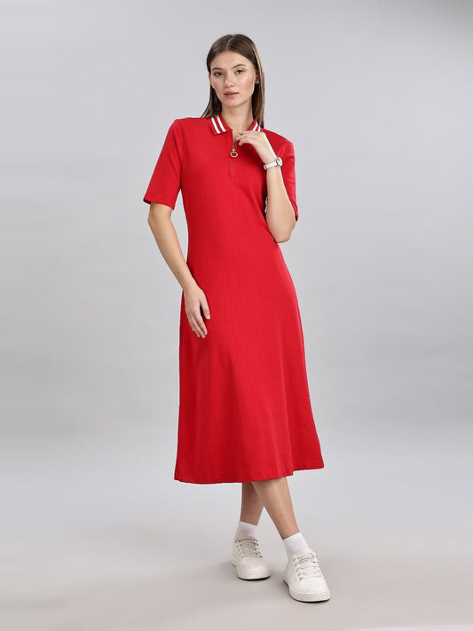 Tommy Hilfiger A-Line Midi Dress