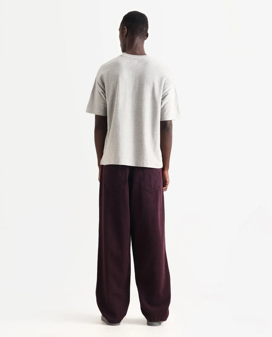 Rare Rabbit Men's Cotton Plain Baggy Fit Jeans