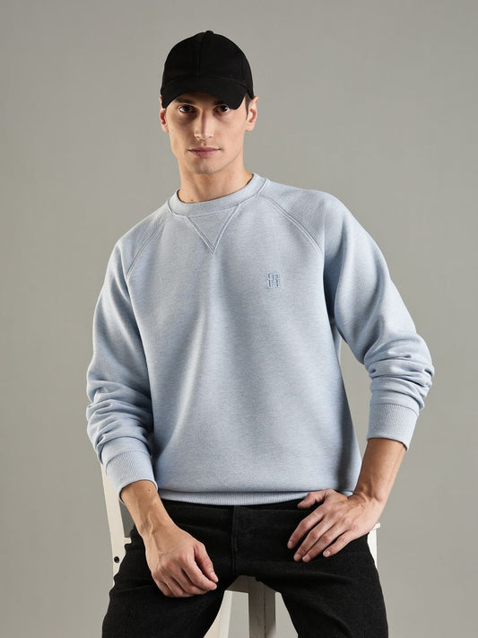 Tommy Hilfiger Europe Men Embroidered Round Neck Sweatshirt