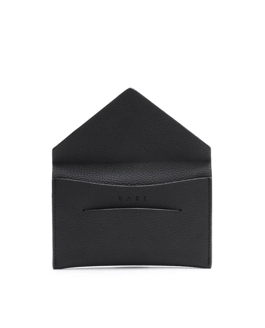 Rare Rabbit Men's Paspo Black Leather Passport Holder