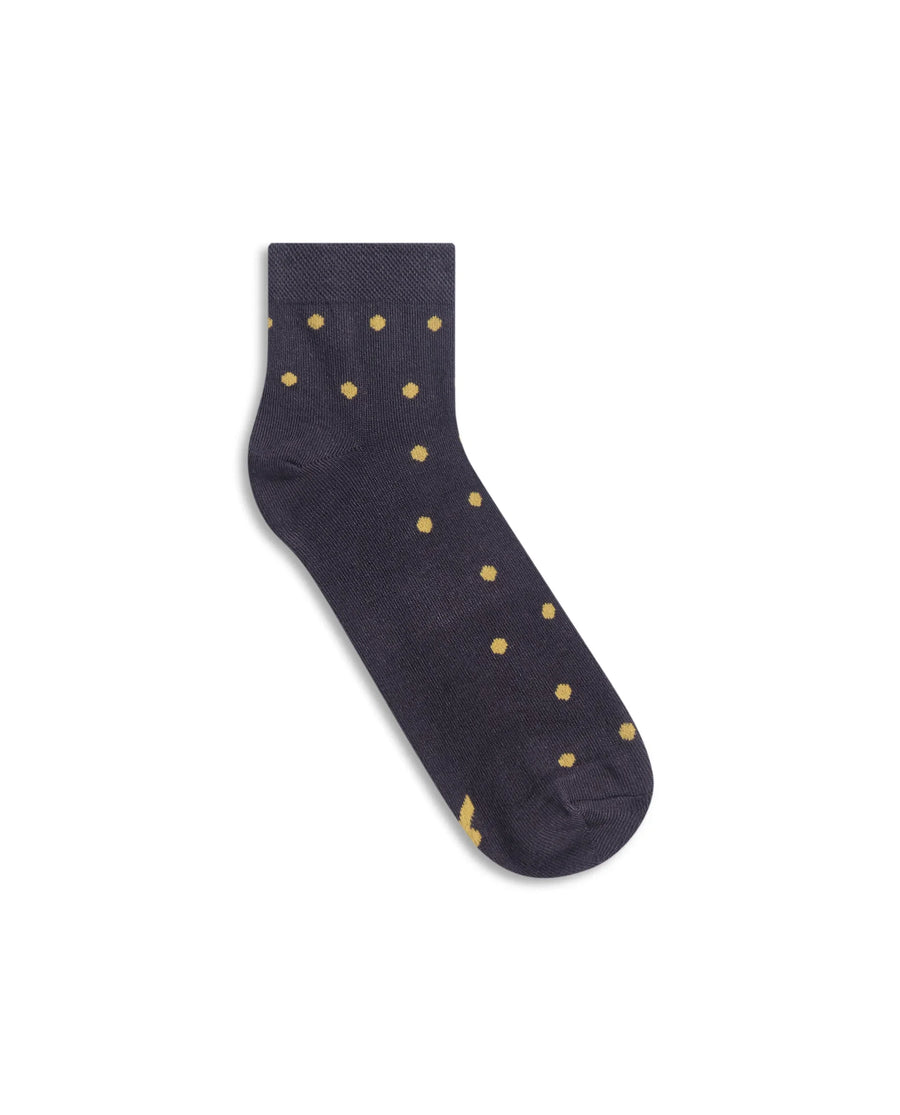 Rare Rabbit Men Polk & Mono Assorted High Ankle Socks