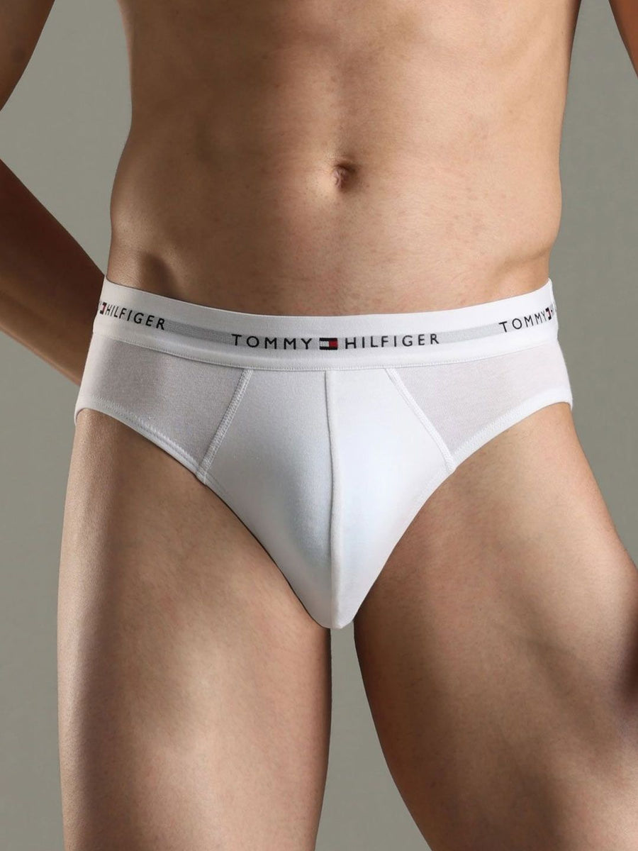 Tommy Hilfiger Men Pack Of 3 Low-Rise Basic Briefs