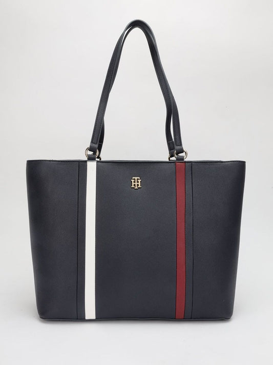Tommy Hilfiger Women Striped Shopper Tote Bag