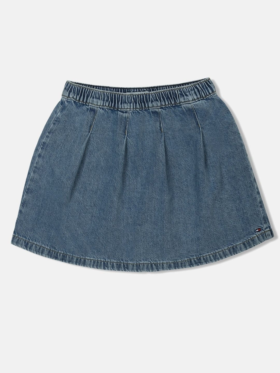 Tommy Hilfiger Girls Cotton Cotton Cambric Mini A-Line Skirt