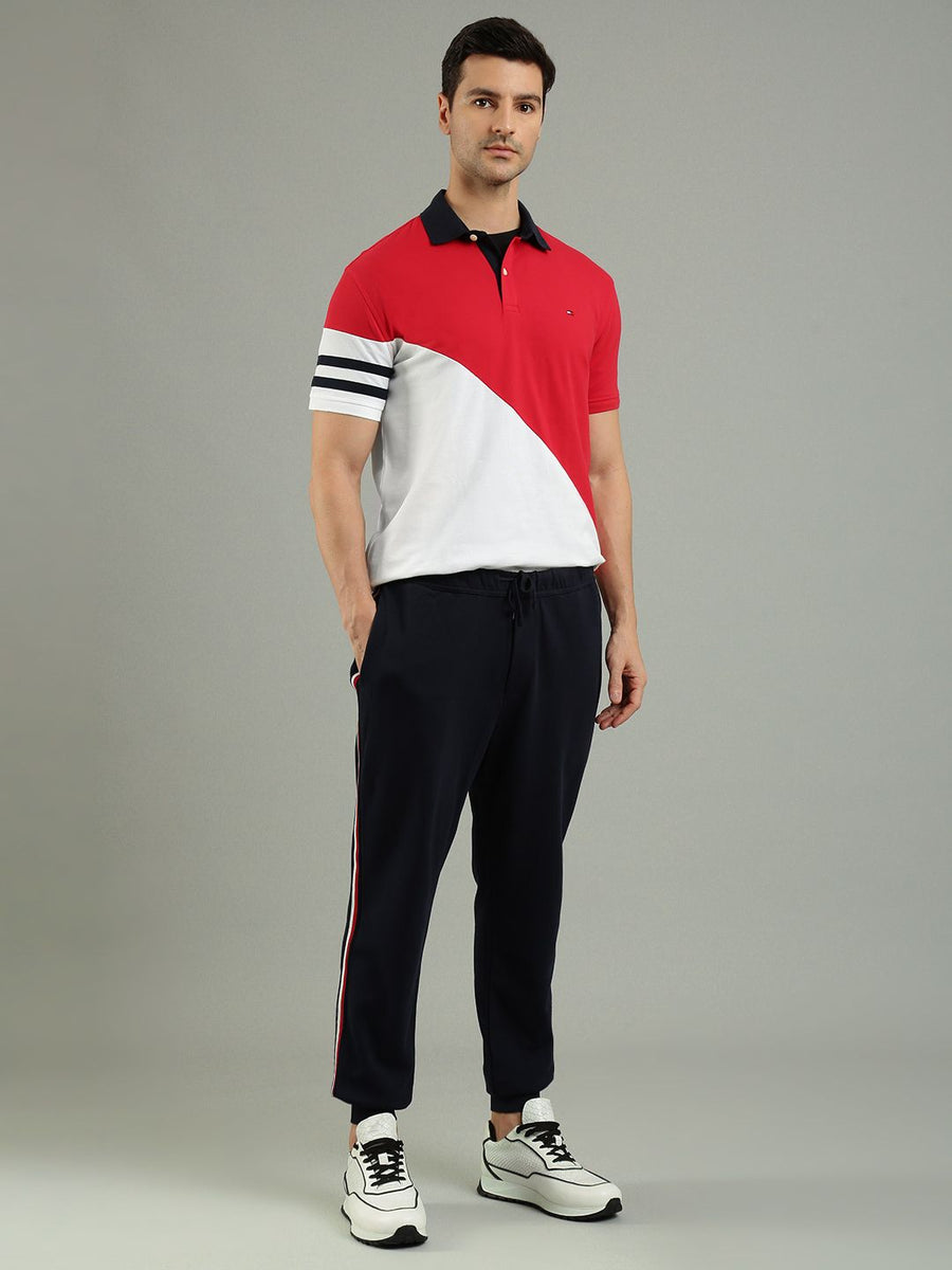 Tommy Hilfiger Men Pure Cotton Mid-rise Joggers